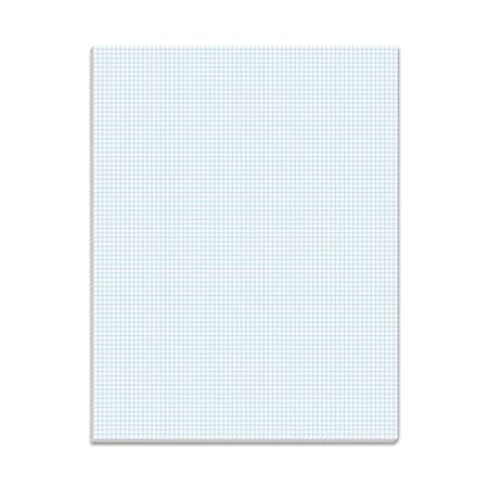 Tops Business Forms TOPS, QUADRILLE PADS, 8 SQ/IN QUADRILLE RULE, 8.5 X 11, WHITE, 50PK 33081